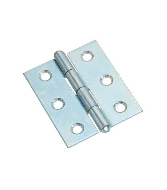 Valtoce Cerniera Mezza Larga 838 Valtoce Acciaio Zincato Perno Fisso Mm 100X70X1,8