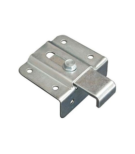 Attaccaglia Regolabile Barra Pensili Acciaio Zincato + Squadra Corta