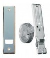 Avvolgitore Incasso + Placca Inox Zincato I.Mm 165 Mt 8