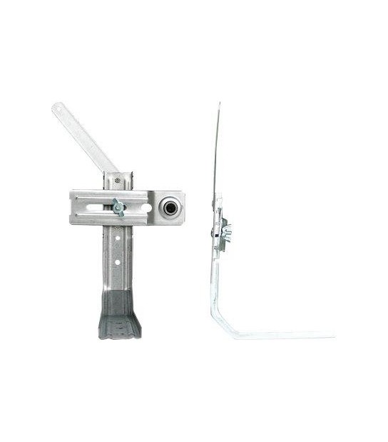 Supporto X Rullo Avvolgibili A Squadra Regolabile Zincato Mm 150X40