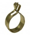 Anello Autoplissettante X Scorritenda Acciaio Ottonato Cf:Pz 10 D.Mm 26