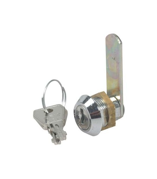 Ibfm Serratura A Cilindro Leva Dritta Acciaio Cromato F.Mm 19 L.Mm 16