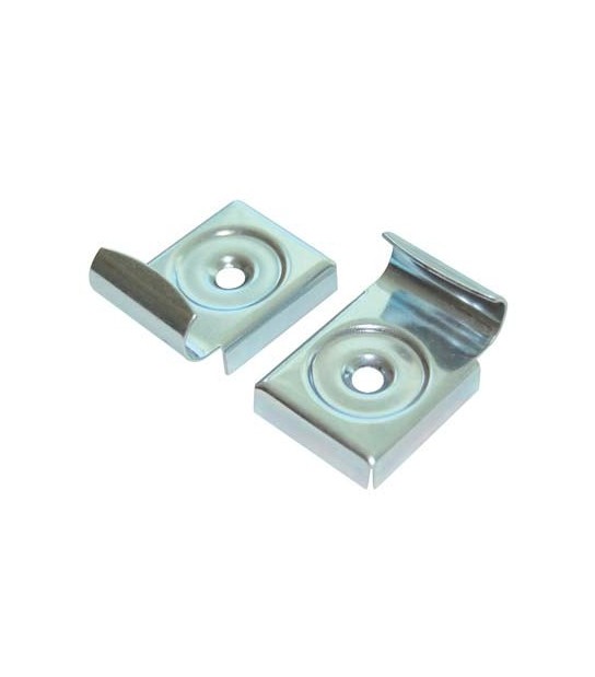 Fermaspecchio A Parete Acciaio Zincocromato + Viti Cf:Pz 4