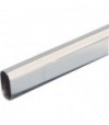 Tubo Armadio Ovale Cromato Acciaio Saldato Mm 30X15 Mt 2,1