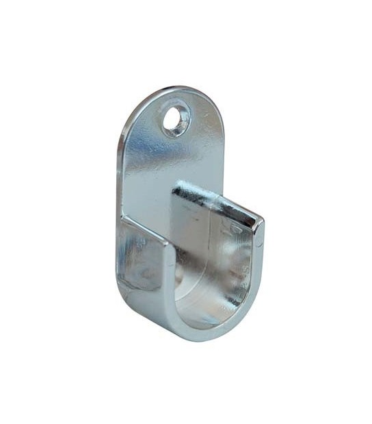 Reggitubo Armadio Tondo Laterale Zama Cromato Tubo Mm 18