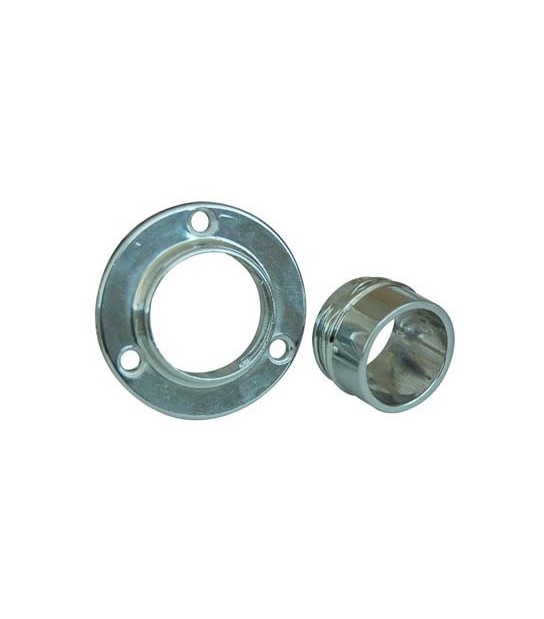 Reggitubo Armadio Tondo A Ghiera Zama Cromato Mm 25
