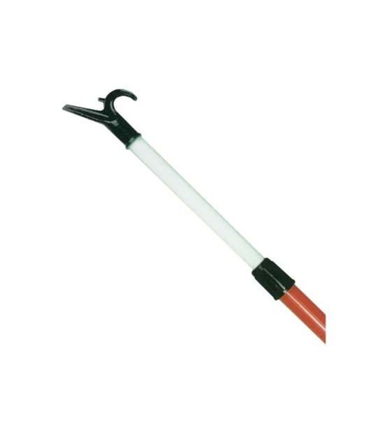 Asta Prendiabiti Telescopica Acciaio Plasticato H Cm 80/150