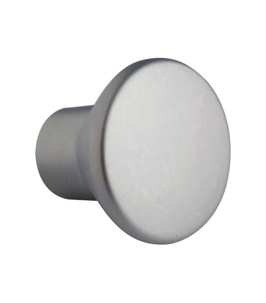 Metalstyle Pomolo Zama Sfera Piana 2401 Metalstyle Cromo Opaco Mm 24X24