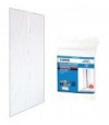 Irs Zanzariera Porta Ecco Magnet Irs Poliestere Bianco Pannelli 2 Cm 140 H.Cm 240