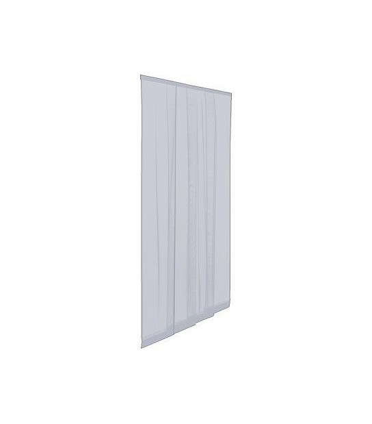 Irs Zanzariera Porta Ecco Strip A Strisce Irs Poliestere Grigio Cm 140 H.Cm 240