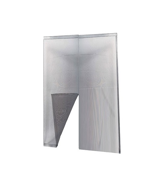 Effe Zanzariera Porta A Strappo Effe Poliestere Bianco Cm 150 H.Cm 250