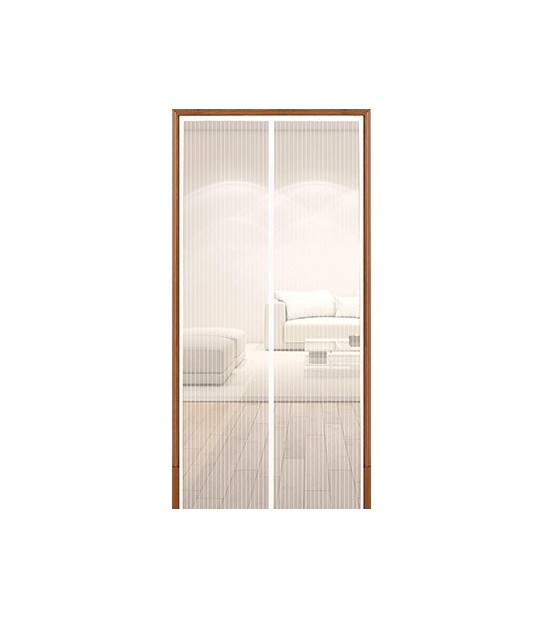 Effe Zanzariera Porta Magnetica Effe Poliestere Bianco Pannelli 2 Cm 120 H.Cm 250