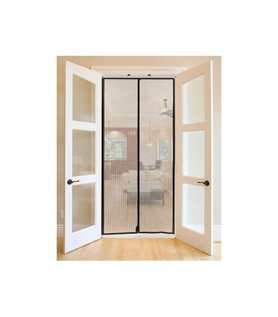 Effe Zanzariera Porta Magnetica Effe Poliestere Grigio Pannelli 2 Cm 120 H.Cm 250