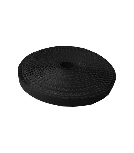 Effe Nastro Aggrappa Zanzariera Effe Adesivo Nero Mm 10 X Ml 6,6 X Rete Poliestere