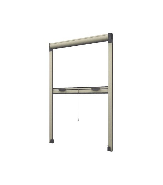 Effe Zanzariera Kit Finestra Effe Avorio Ral 1013 Fibra Vetro/Pvc Cm 120 H.Cm 170