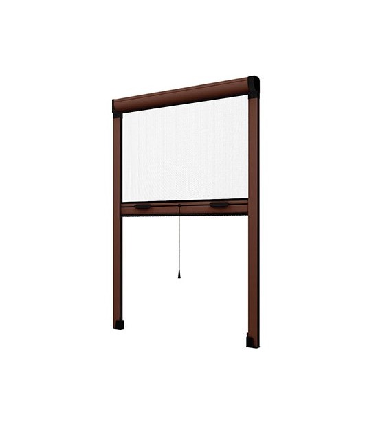 Effe Zanzariera Kit Finestra Effe Marrone Ral 8017 Fibra Vetro/Pvc Cm 120 H.Cm 170