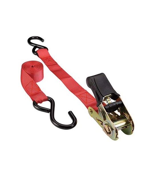 Effe Cinghia A Trazione 2 Ganci + Cric Effe L.Mt 5 H.Mm 25 Kg 350