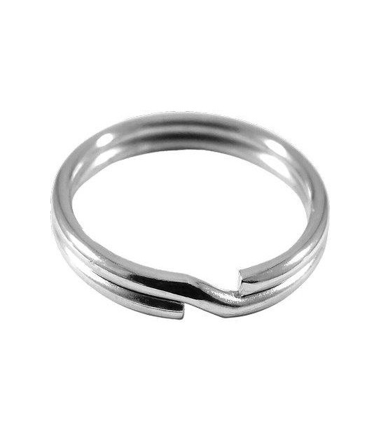 Anello Portachiave Acciaio Nichelato Mm 30 Cf:Pz 200
