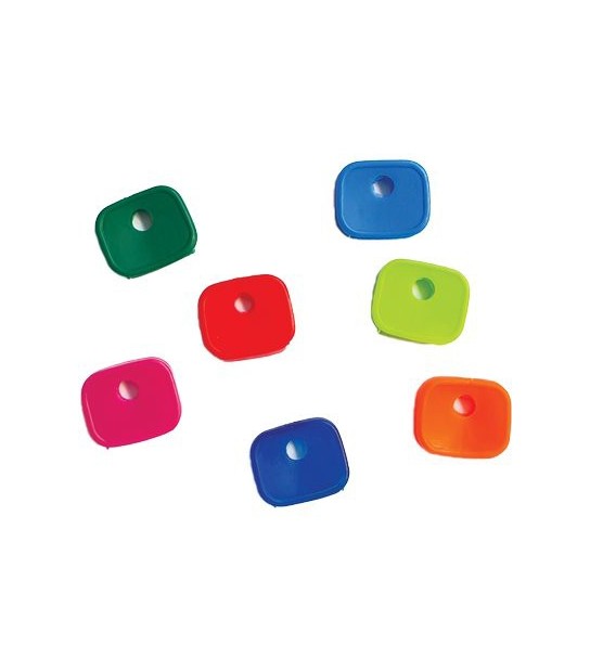 Segnachiave A Cappuccio Plastica Mix Colori Cf:Pz 300