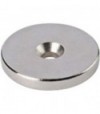 Bottone Magnetico Al Neodimio Forato D.Mm 15 H.Mm 2