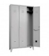 Prometal Armadio Spogliatoio Montato Prometal Vern Grigio Posti 3 H.Mm 1795 Mm 1000X350