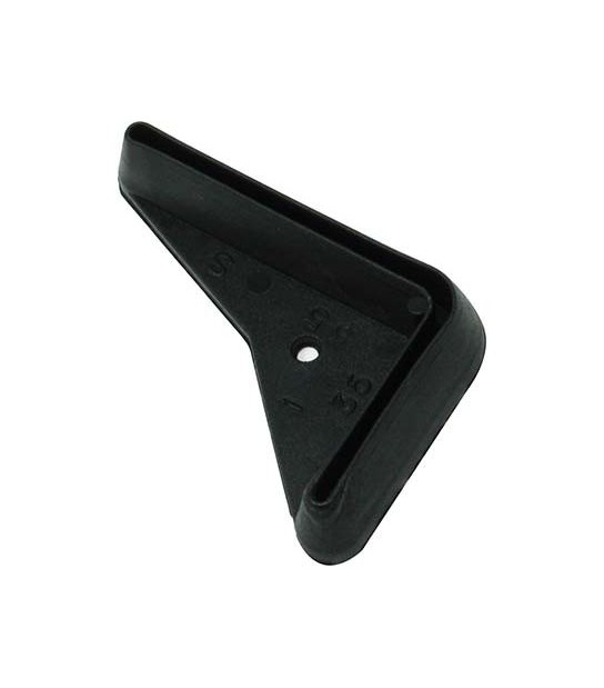 Puntale X Asta Metallica Pe Nero Mm 35X55 Sx