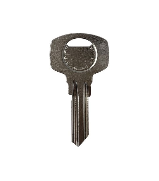 Yale Chiave Piatta Yale 1009 Dx 4 Perni Originale Ottone Nichelato