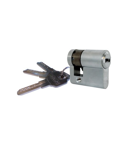 Ibfm Mezzo Cilindro Sagomato 2303 Ibfm Ott.Crom.Satin Chiavi 3 Mm 40 30+10 Ka2