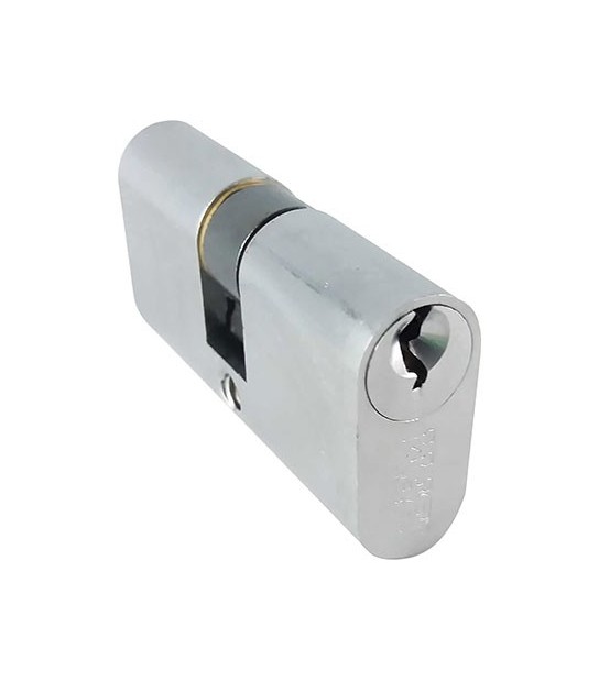 Ibfm Cilindro Ovale 2302 Cs Ibfm Ottone Cromo Satinato Chiavi 3 Mm 54 27+27