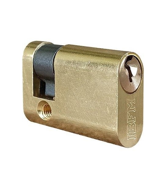 Ibfm Mezzo Cilindro Ovale 2401 Ol Ibfm Ottone Lucido Chiavi 3 Mm 40 30+10