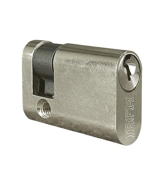 Ibfm Mezzo Cilindro Ovale 2401 Cs Ka Ibfm Ottone Cromo Satinato 3 Mm 40 30+10 Ka
