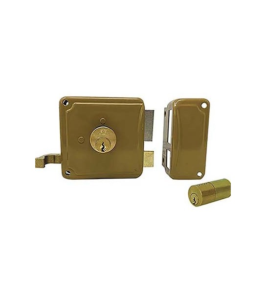 F.Lli Facchinetti Serratura Legno Applicare P20 Facchinetti C.Fisso M2+Tirante E.Mm 60 Dx