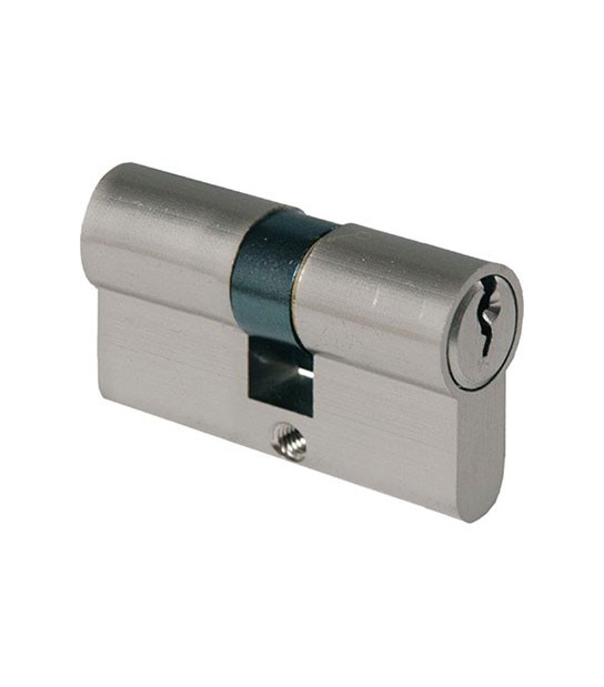 Ibfm Cilindro Sagomato 2300 Ibfm Ott.Cromo Satinato Chiavi 3 Camma Din Mm 60 30+30