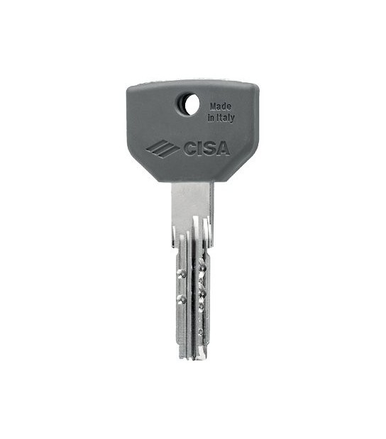 Cisa Chiave Punzonata Cisa 00670.10 Originale Ottone Nichelato