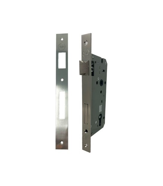 Yale Serratura Legno Infilare 52X Yale B.Q Nichelato F.Mm 22 F.Sagom M2+Scr+Q8 E.Mm 60
