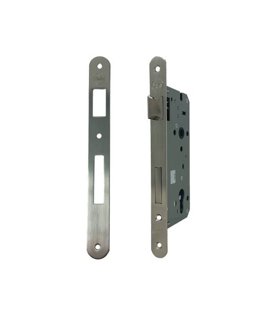 Yale Serratura Legno Infilare 52X Yale B.T Nichelato F.Mm 22 F.Sagom M2+Scr+Q8 E.Mm 50