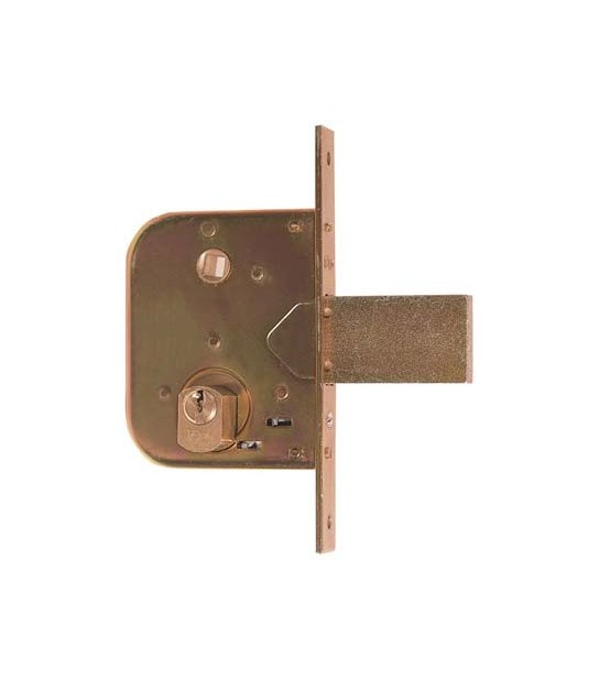 Iseo Serratura Cancello Infilare 600450 Iseo B.Q Zinc F.Mm 22 C.Sfacc M1+Scr+Q8 C.Mm 57 E.Mm 45