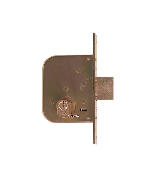 Iseo Serratura Cancello Infilare 601450 Iseo B.Q Zinc F.Mm 22 C.Sfacc M2 E.Mm 45