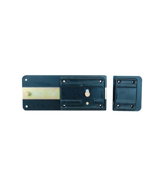 Welka Serratura Ferroglietto 012 Fisso Welka C.Tondo Fisso M6+Pomolo E.Mm 50