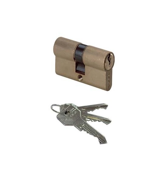 Cisa Cilindro Sagomato 0G300 Cisa Ottone Chiavi 3 Camma Din Mm 64 27+37