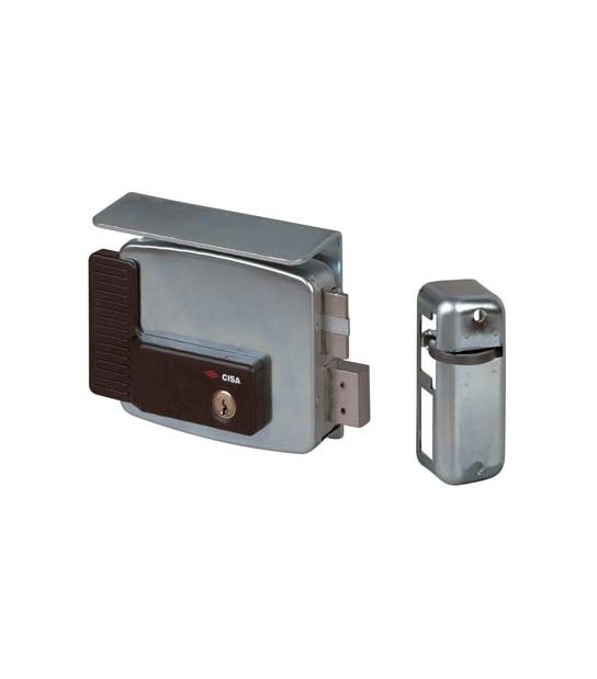 Cisa Serratura Metallo Applicare Elettrica 11761 Cisa Zinc C.Tondo Fisso M2+Scr+Tett E.Mm 60 Dx