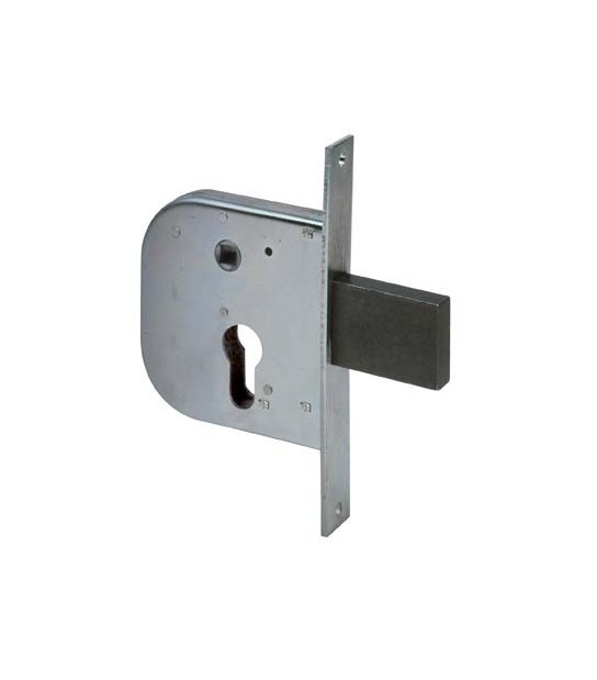 Cisa Serratura Cancello Infilare 42312 Cisa B.Q Zinc F.Mm 22 F.Sagom M1+Scr+Q8 E.Mm 50