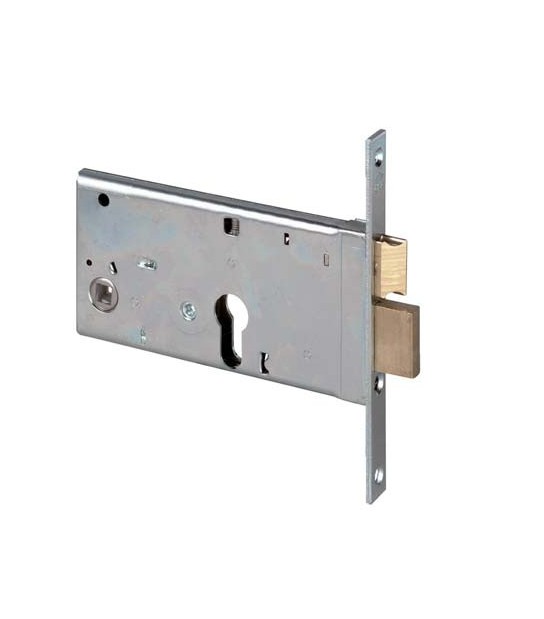 Cisa Serratura Metallo Infilare 44360 Cisa B.Q Zinc F.Mm 16 F.Sagom M2+Scr H.Mm 77 E.Mm 70