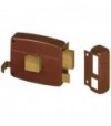 Serratura Legno Applicare 50110 Cisa C.Staccato M2+Tirante+Pomolo E.Mm 50 Dx