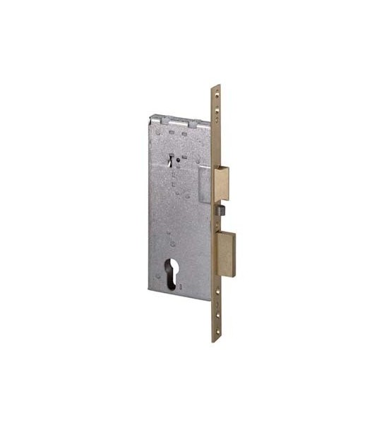 Cisa Serratura Legno Infilare Elettrica 12011 Cisa B.Q Ott. Satinato F.Mm 22 F.Sagom M2+Scr E.Mm 50