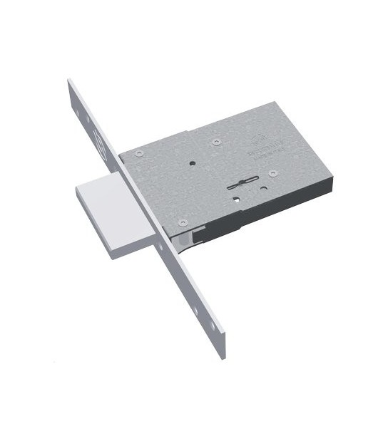 Securemme Serratura Metallo Infilare 2001 Securmap Securemme B.Q Zinc F.Mm 25 Dm M4 H.Mm 73 E.Mm 70