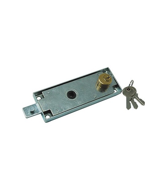 Potent Serratura Basculante Applicare C1640 Potent C.Tondo Fisso+Q8 I.Mm 67 C.Dritto