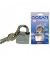 Potent Lucchetto Ocean 2700Mb Potent Ottone Arco Acciaio Inox Chiavi 2 Mm 50