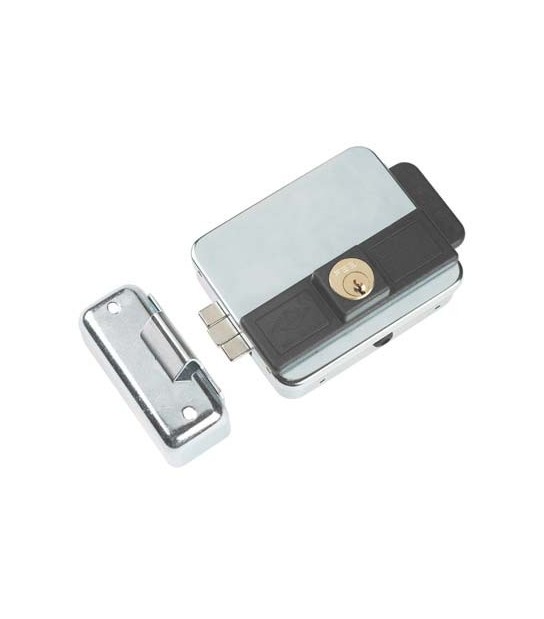 Feb Serratura Cancello Applicare Elettrica 5011 Feb C.Tondo Fisso+Scr Dx/Sx