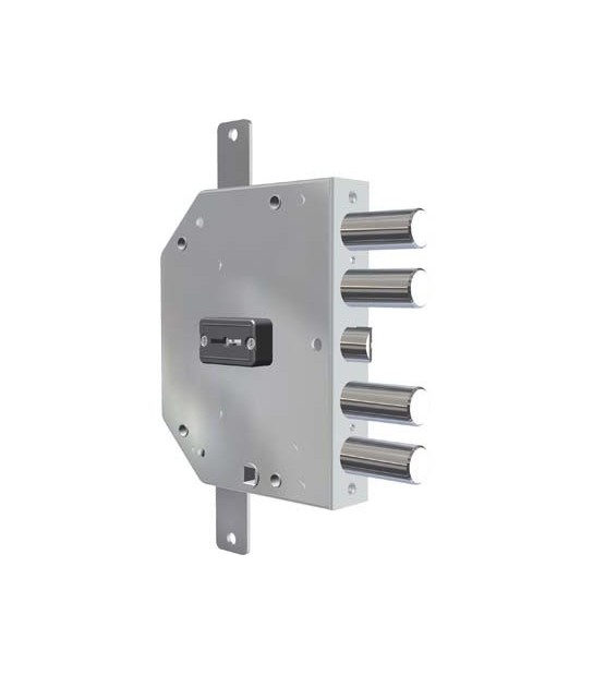 Cr Serratura Metallo Applicare 2155 Plus Cr Dm M4 Tripl+Scr Ip.Mm 28 E.Mm 60 Sx